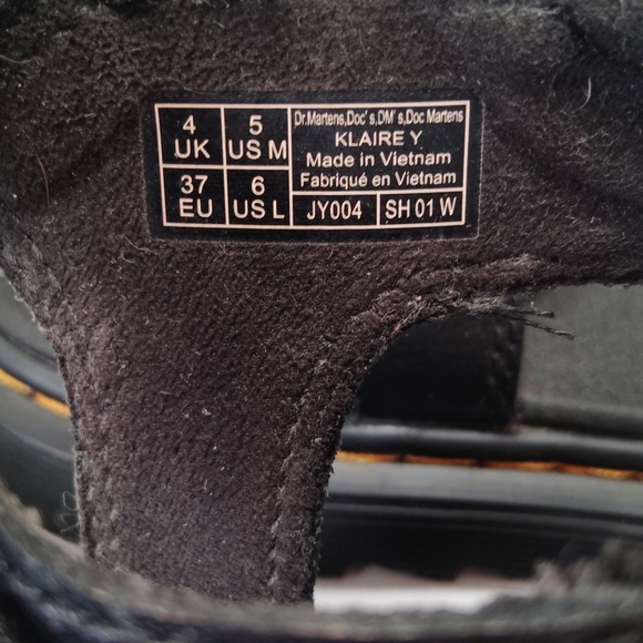 Dr. Martens Klaire Youth Leather Strap Sandals Size 6 Ladies, 5 Mens - Picture 7 of 7
